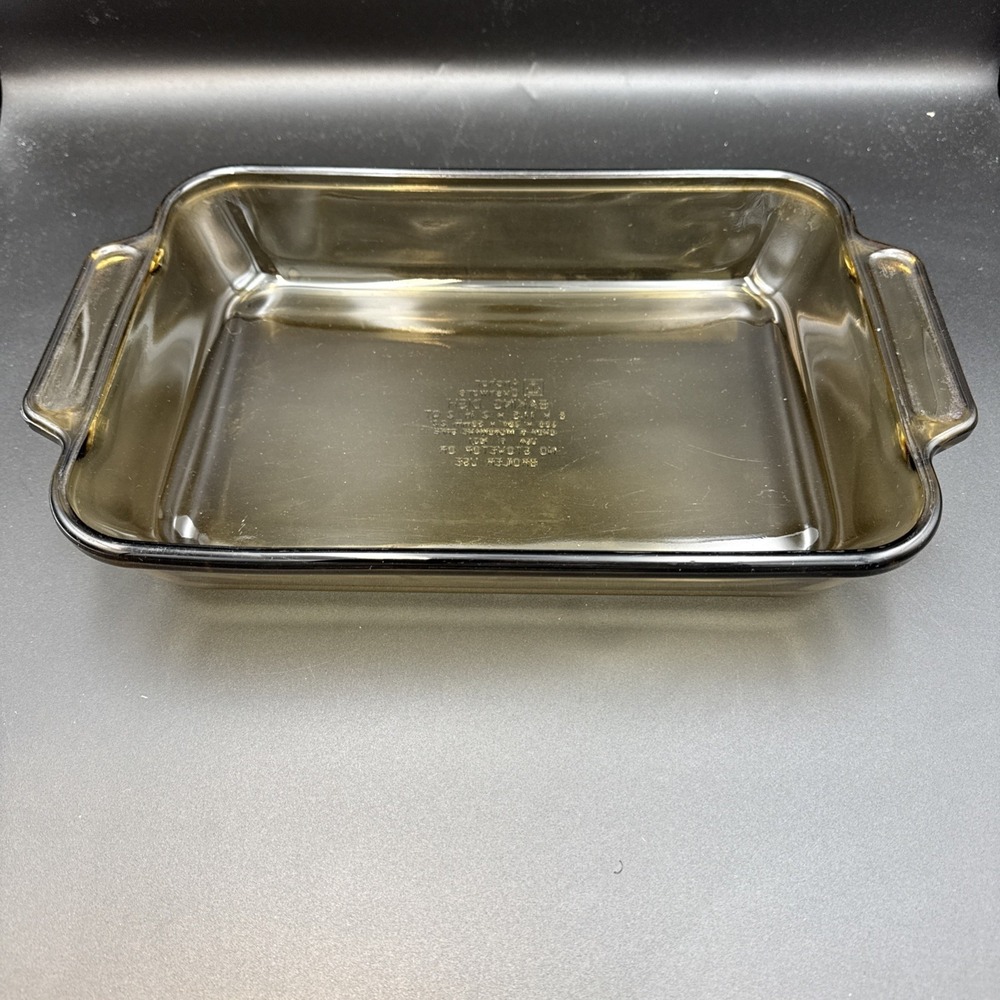 Anchor 2 Qt Amber Rectangular Baking Dish 8 x 11.5 x 2 in. Oven & Microwave Safe